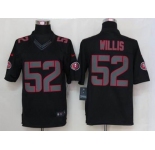 nike nfl jerseys san francisco 49ers #52 willis black[nike limited]