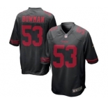 nike nfl jerseys san francisco 49ers #53 bowman black[nike limited]