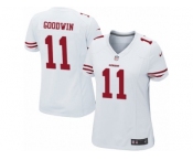 Women's Nike San Francisco 49ers #11 Marquise Goodwin Limited White NFL Jersey