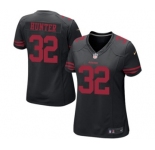 Women's Nike San Francisco 49ers #32 Kendall Hunter Black NFL Jersey