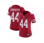Women's Nike San Francisco 49ers #44 Kyle Juszczyk Vapor Untouchable Limited Red Team Color NFL Jersey