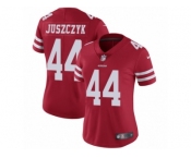 Women's Nike San Francisco 49ers #44 Kyle Juszczyk Vapor Untouchable Limited Red Team Color NFL Jersey
