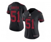 Women's Nike San Francisco 49ers #51 Malcolm Smith Limited Black Rush NFL Jersey