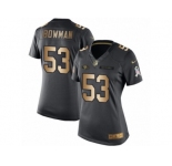 Women's Nike San Francisco 49ers #53 NaVorro Bowman Limited Black Gold Salute to Service NFL Jersey