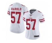 Women's Nike San Francisco 49ers #57 Eli Harold Vapor Untouchable Limited White NFL Jersey