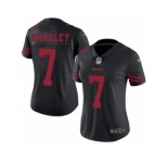 Women's Nike San Francisco 49ers #7 Matt Barkley Limited Black Rush NFL Jersey