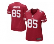 Women's Nike San Francisco 49ers #85 Pierre Garcon Limited Red Team Color NFL Jersey