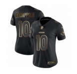 Women's San Francisco 49ers #10 Jimmy Garoppolo Black Gold Vapor Untouchable Limited Football Jersey