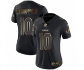Women's San Francisco 49ers #10 Jimmy Garoppolo Black Gold Vapor Untouchable Limited Football Jersey