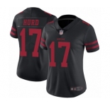 Women's San Francisco 49ers #17 Jalen Hurd Black Vapor Untouchable Limited Player Football Jersey
