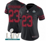 Women's San Francisco 49ers #23 Ahkello Witherspoon Black Vapor Untouchable Limited Player Super Bowl LIV Bound Football Jersey