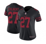 Women's San Francisco 49ers #27 Adrian Colbert Black Vapor Untouchable Limited Player Football Jersey