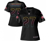 Women's San Francisco 49ers #27 Adrian Colbert Game Black Fashion Football Jersey