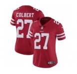 Women's San Francisco 49ers #27 Adrian Colbert Red Team Color Vapor Untouchable Limited Player Football Jersey