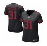 Women's San Francisco 49ers #31 Raheem Mostert Game Black Football Jersey