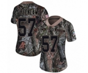 Women's San Francisco 49ers #57 Dre Greenlaw Limited Camo Rush Realtree Football Jersey
