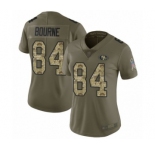 Women's San Francisco 49ers #84 Kendrick Bourne Limited Olive Camo 2017 Salute to Service Football Jersey
