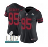 Women's San Francisco 49ers #95 Kentavius Street Black Vapor Untouchable Limited Player Super Bowl LIV Bound Football Jersey