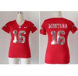 nike women nfl jerseys san francisco 49ers #16 joe montana red jerseys