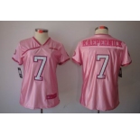 nike women nfl jerseys san francisco 49ers #7 kaepernick pink[2012 nike love]