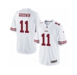 Youth Nike San Francisco 49ers #11 Marquise Goodwin Limited White NFL Jersey