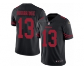 Youth Nike San Francisco 49ers #13 Aaron Burbridge Limited Black Rush NFL Jersey