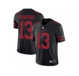Youth Nike San Francisco 49ers #13 Aaron Burbridge Vapor Untouchable Limited Black Alternate NFL Jersey