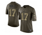 Youth Nike San Francisco 49ers #14 Jeremy Kerley Limited Green Salute to Service NFL Jersey