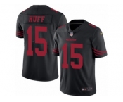 Youth Nike San Francisco 49ers #15 Josh Huff Limited Black Rush NFL Jersey