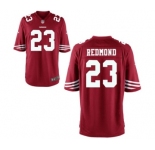 Youth Nike San Francisco 49ers #23 Will Redmond Red Team Color NFL Jersey