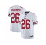 Youth Nike San Francisco 49ers #26 Rashard Robinson Vapor Untouchable Limited White NFL Jersey