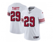 Youth Nike San Francisco 49ers #29 Jaquiski Tartt White Rush Stitched NFL Vapor Untouchable Limited Jersey