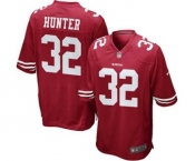 Youth Nike San Francisco 49ers #32 Kendall Hunter Red Team Color NFL Jersey