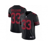 Youth Nike San Francisco 49ers #33 Joe Williams Vapor Untouchable Limited Black NFL Jersey