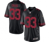Youth Nike San Francisco 49ers #33 Roger Craig Black NFL Jersey