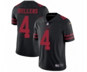 Youth Nike San Francisco 49ers #4 Nick Mullens Black Vapor Untouchable Limited Player NFL Jersey