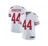 Youth Nike San Francisco 49ers #44 Kyle Juszczyk White Stitched NFL Vapor Untouchable Limited Jersey