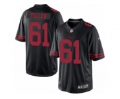 Youth Nike San Francisco 49ers #61 Andrew Tiller Limited Black Alternate NFL Jersey