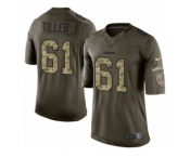 Youth Nike San Francisco 49ers #61 Andrew Tiller Limited Green Salute to Service NFL Jersey