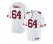 Youth Nike San Francisco 49ers #64 Mike Purcell Limited White NFL Jersey