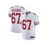 Youth Nike San Francisco 49ers #67 Daniel Kilgore Vapor Untouchable Limited White NFL Jersey