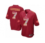 Youth Nike San Francisco 49ers #7 Colin Kaepernick Limited Red Strobe NFL Jersey