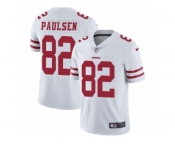 Youth Nike San Francisco 49ers #82 Logan Paulsen Vapor Untouchable Limited White NFL Jersey