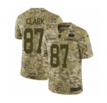 Youth Nike San Francisco 49ers #87 Dwight Clark Limited Camo 2018 Salute to Service NFL Jersey