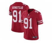 Youth Nike San Francisco 49ers #91 Arik Armstead Vapor Untouchable Limited Red Team Color NFL Jersey