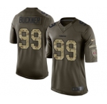 Youth Nike San Francisco 49ers #99 DeForest Buckner Limited Green Salute to Service NFL Jersey