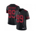 Youth Nike San Francisco 49ers #99 DeForest Buckner Vapor Untouchable Limited Black Alternate NFL Jersey