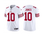 Youth San Francisco 49ers #10 Mac Jones White 2025 Vapor Untouchable Limited Stitched Football Jersey