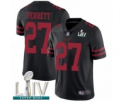 Youth San Francisco 49ers #27 Jason Verrett Black Vapor Untouchable Limited Player Super Bowl LIV Bound Football Jersey