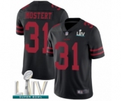 Youth San Francisco 49ers #31 Raheem Mostert Black Vapor Untouchable Limited Player Super Bowl LIV Bound Football Jersey